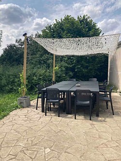 Gîte La Meusienne Terrasse piscine