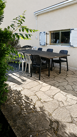 Terrasse gîte La Meusienne